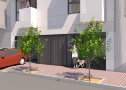 Edificio de viviendas - Sierra Nevada - Pie calle - PROARQ Arquitectura